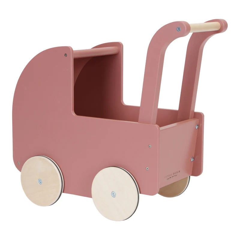 Fleur push deals along toy pram
