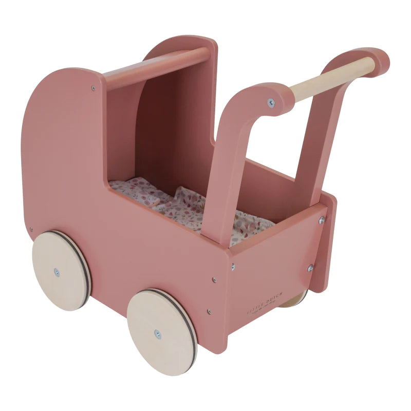 Little Dutch - Doll Pram with Textiles & Doll