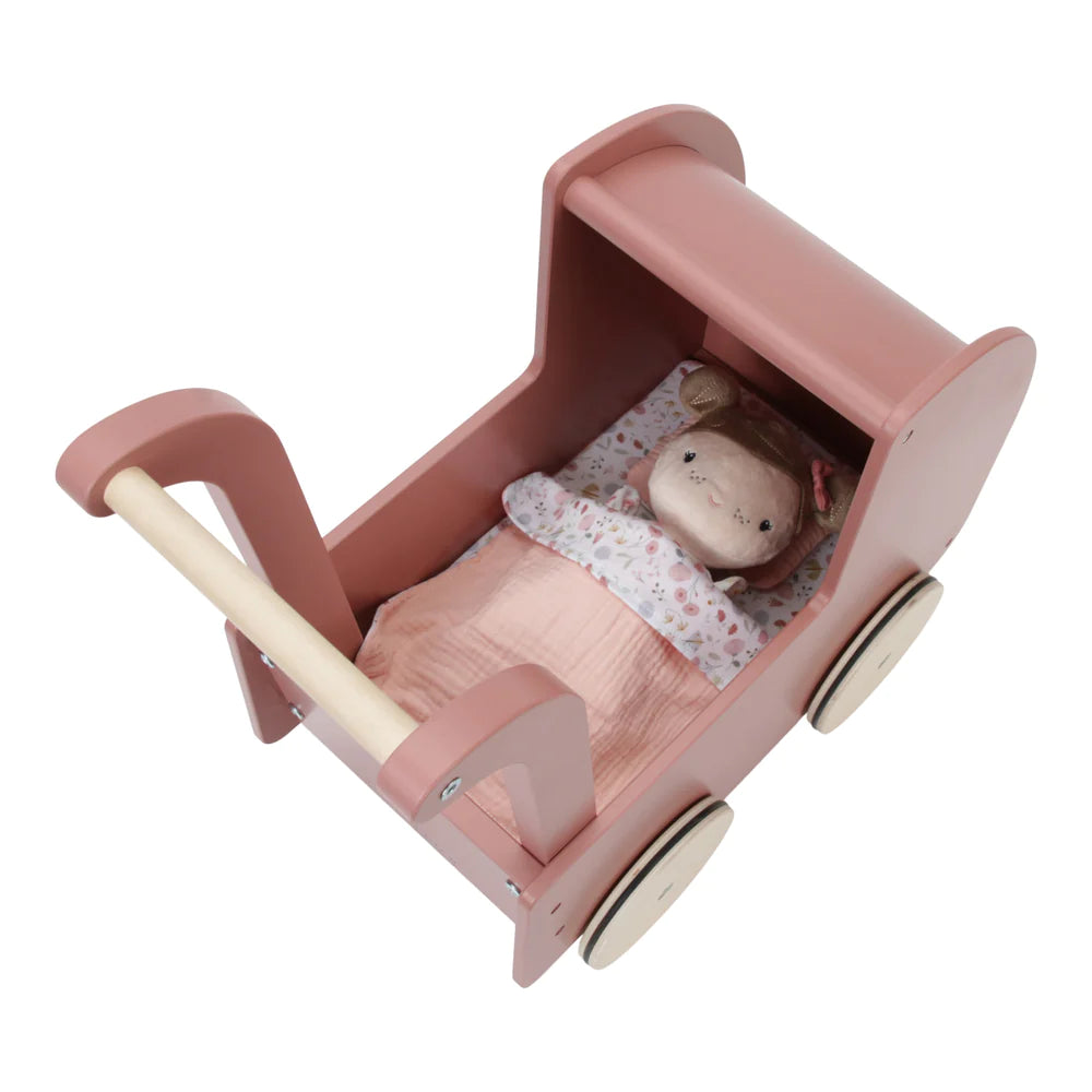 Little Dutch - Doll Pram with Textiles & Doll