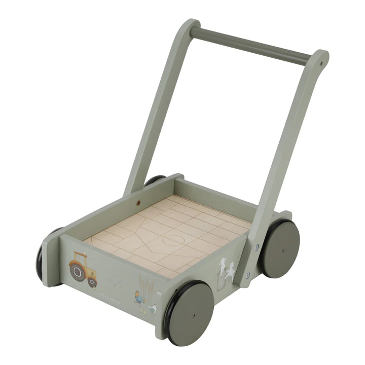 Little Dutch - Building Blocks Trolley - Little Farm