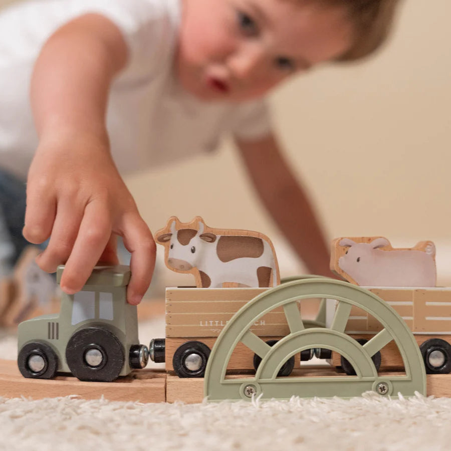 Little Dutch - Wooden Train Track - Little Farm