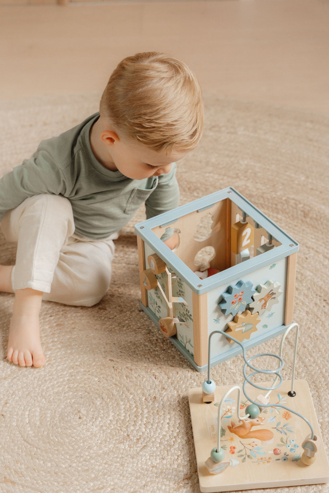 Play Cube Wooden Activity Cube For Babies Toys Youniversity