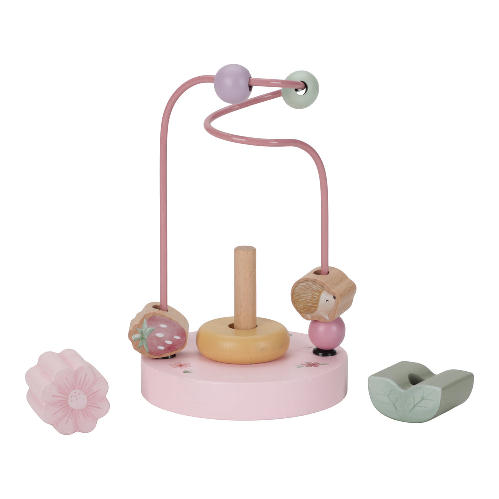 Little Dutch - Wooden Activity Spiral Small - Flower Fairy Garden - Mabel & Fox
