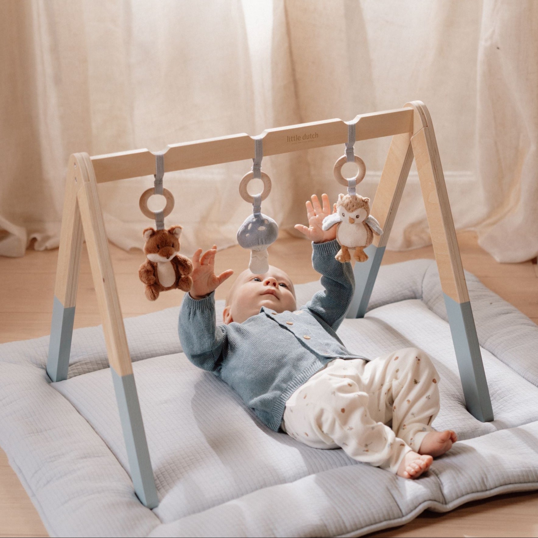 LITTLE DUTCH ベビージム Little Dutch - Baby Gym Wooden - Forest Friends | Mabel & Fox