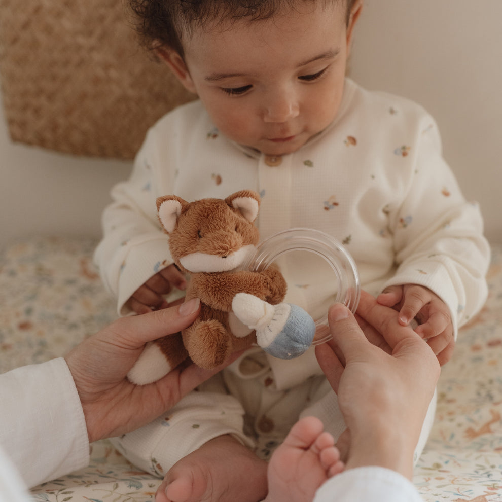 Little Dutch - Ring Rattle - Fox Forest Friends - Mabel & Fox