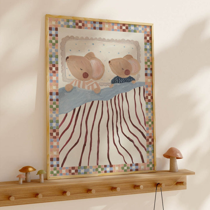 Lion & The Pear - Hand-Illustrated Print - Sweet Dreams