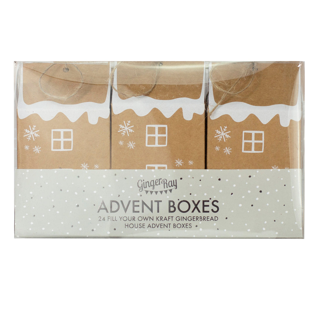 Ginger Ray - Gingerbread House Make Your Own Advent Calendar - Mabel & Fox
