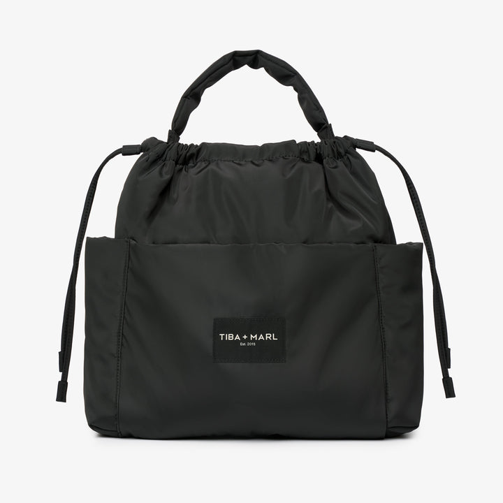 Tiba + Marl - Luna Drawstring Tote - Black