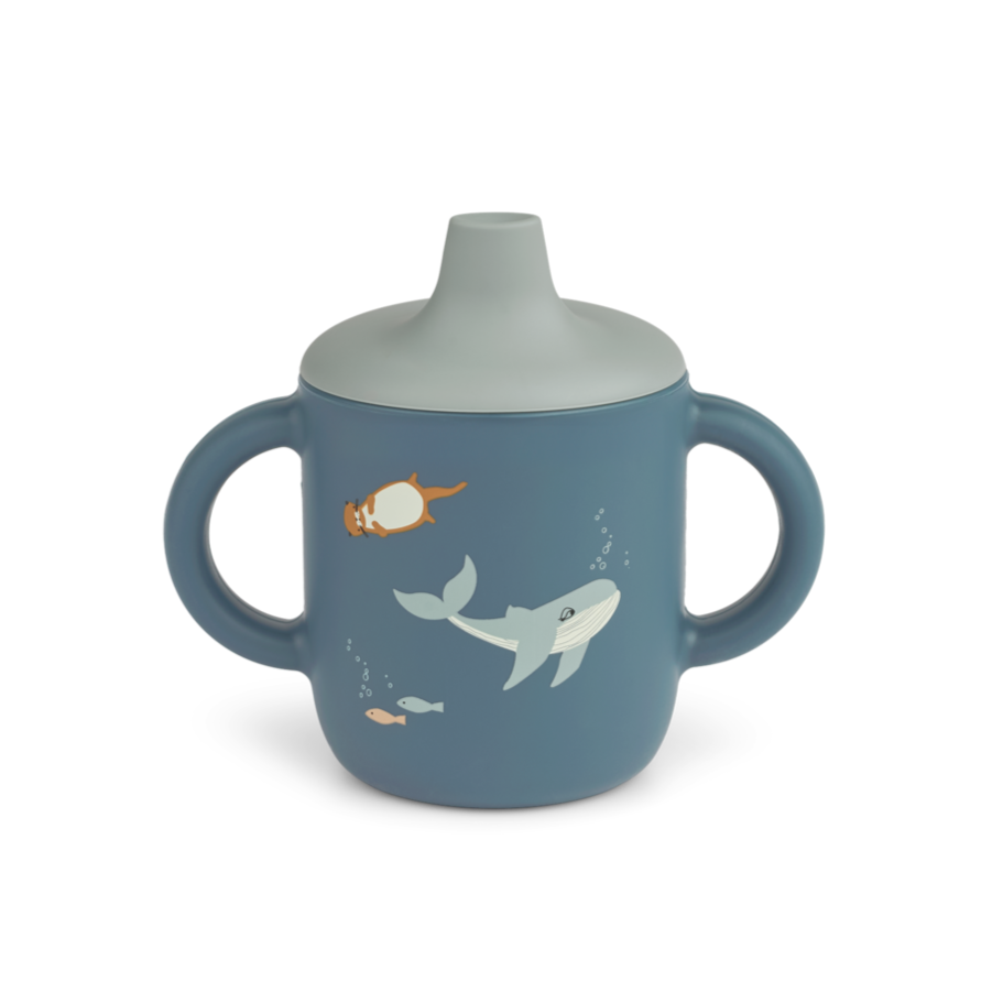 Liewood - Neil Sippy Cup - Arctic Sea / Ocean View