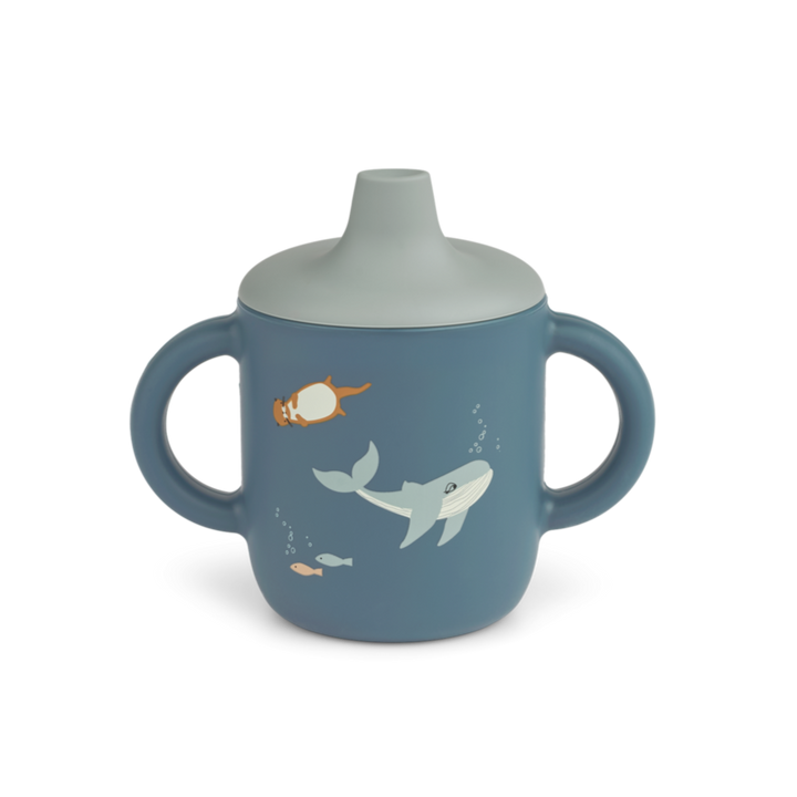 Liewood - Neil Sippy Cup - Arctic Sea / Ocean View