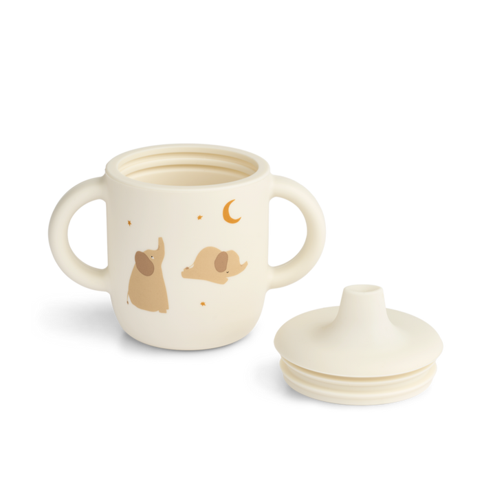 Liewood - Neil Sippy Cup - Elephant / Creme De La Creme