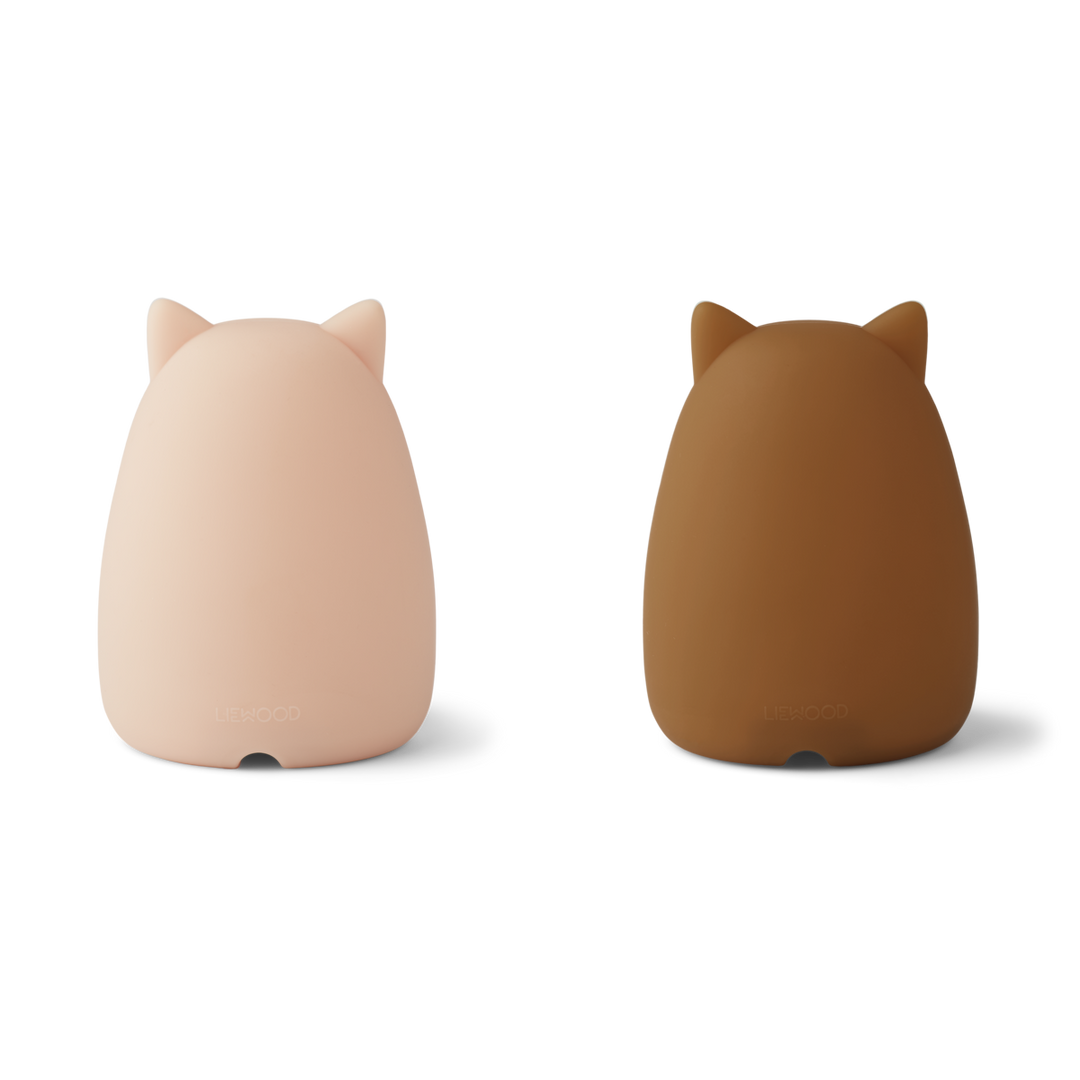 Liewood - Callie Night Light - Cat Rose / Golden Caramel (2 Pack)