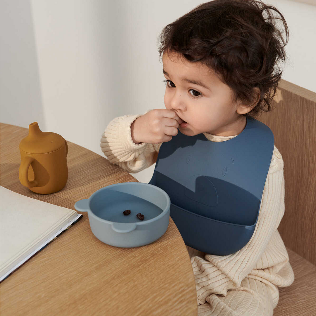 Liewood Connor baby dining set Mr bear rose multi mix Liewood Connor baby dining set Mr bear rose multi mix