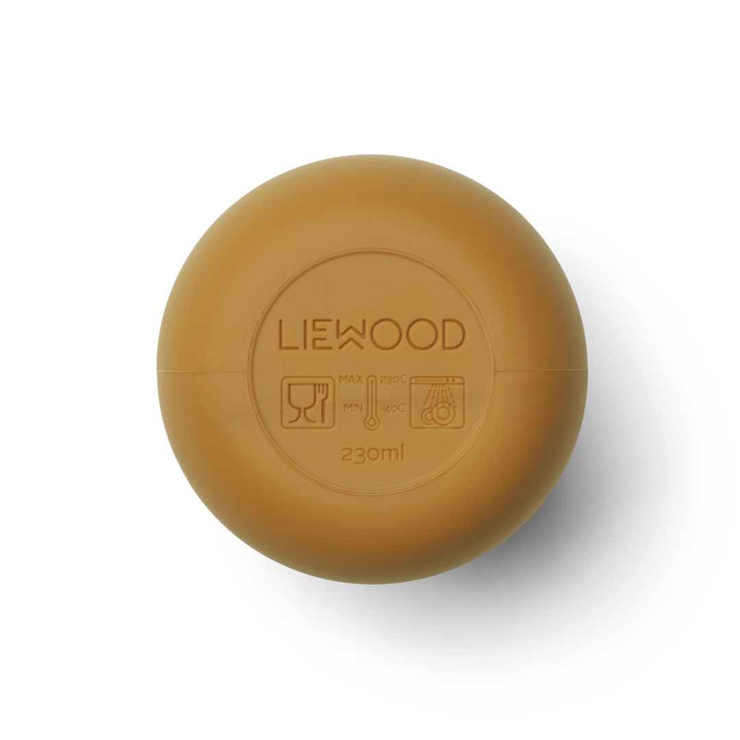 Liewood - Ellis Sippy Cup - Mr Bear Golden Caramel - Mabel & Fox