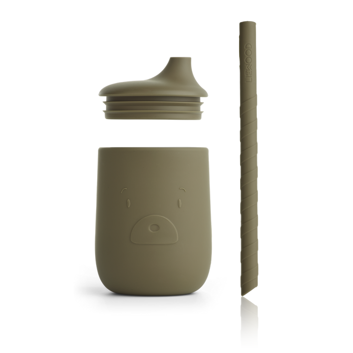 Liewood - Ellis Sippy Cup - Mr Bear Khaki