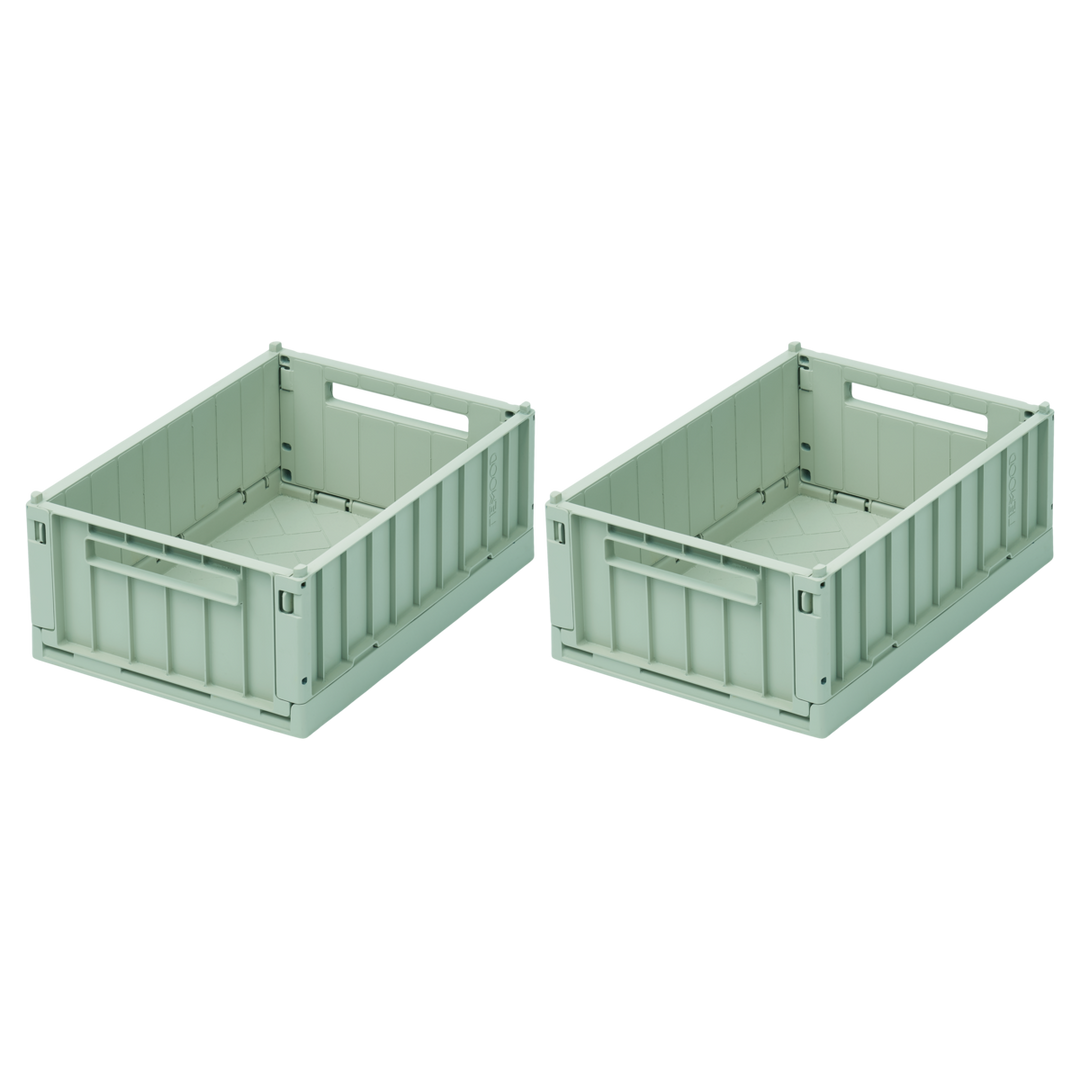 Liewood - Weston Storage Box - Peppermint - Small (2 Pack)
