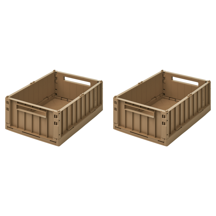 Liewood - Weston Storage Box - Oat - Medium (2 Pack)