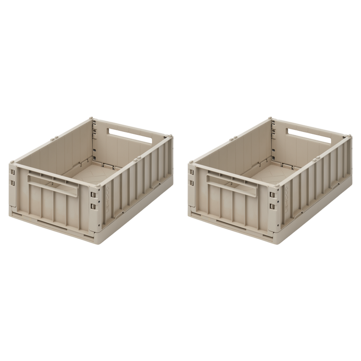 Liewood - Weston Storage Box - Sandy - Medium (2 Pack)