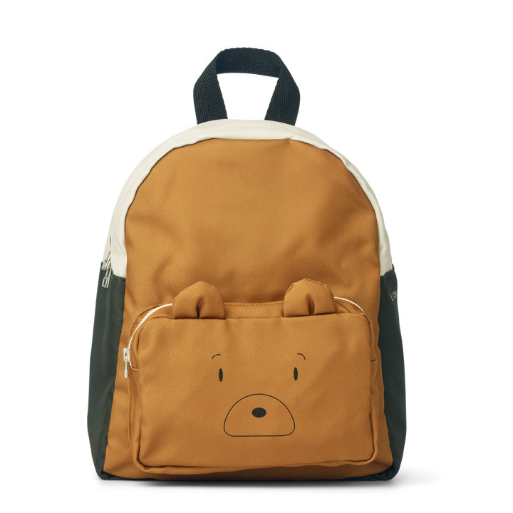 Liewood - Allan Backpack - Mr Bear Golden Caramel Multi Mix