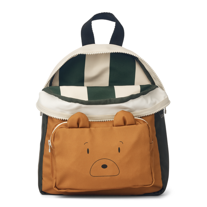 Liewood - Allan Backpack - Mr Bear Golden Caramel Multi Mix