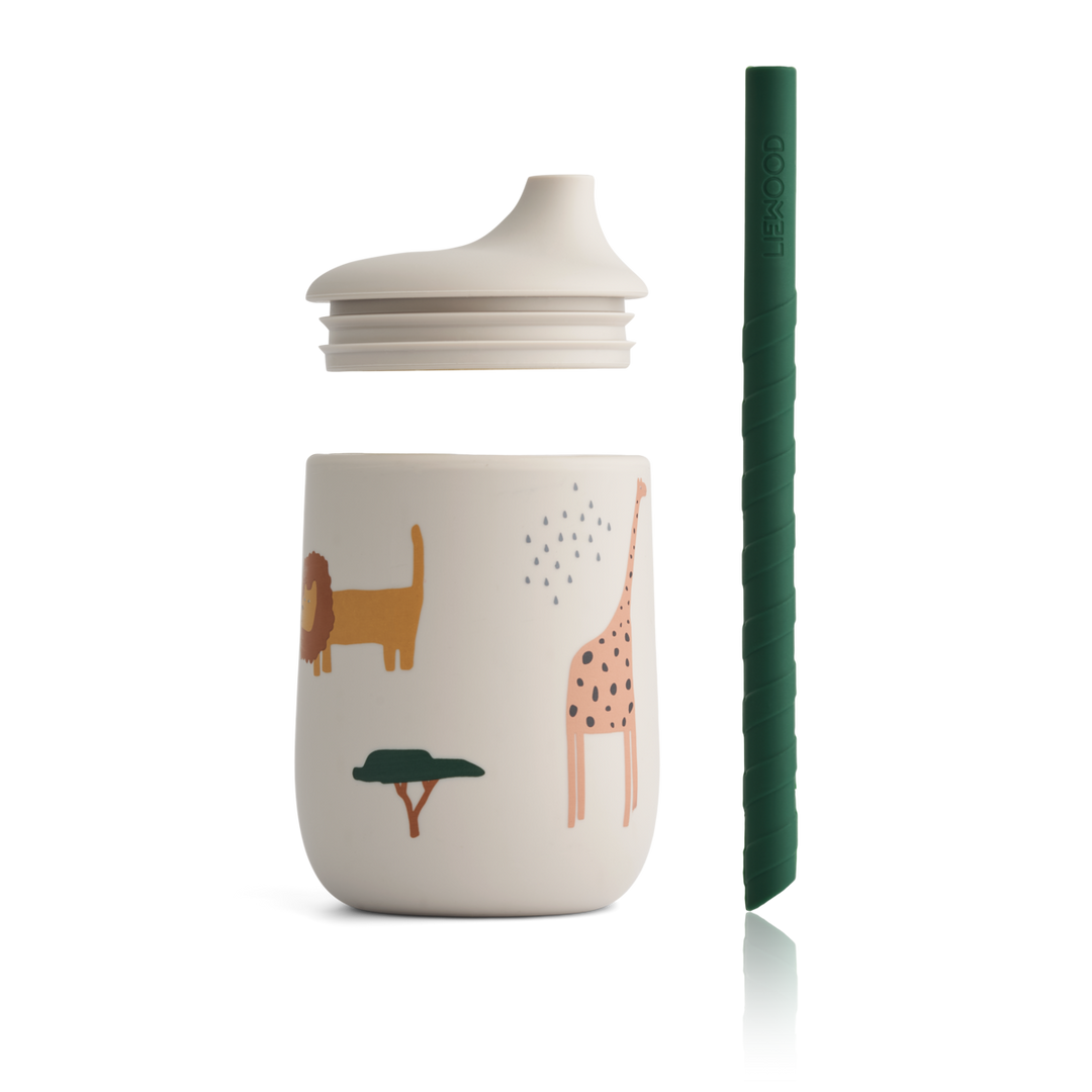 LIEWOOD ELLIS SIPPY CUP SAFARI SANDY MIX LIEWOOD ELLIS SIPPY CUP SAFARI SANDY MIX