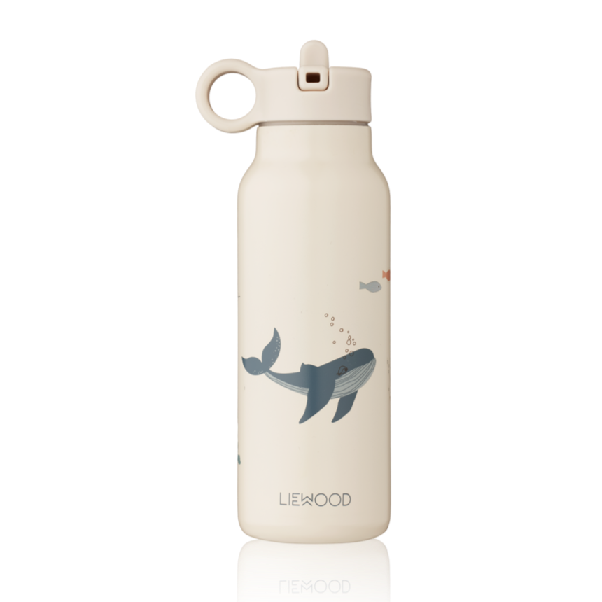 Liewood - Falk Water Bottle - Sea Creature / Sandy - Mabel & Fox