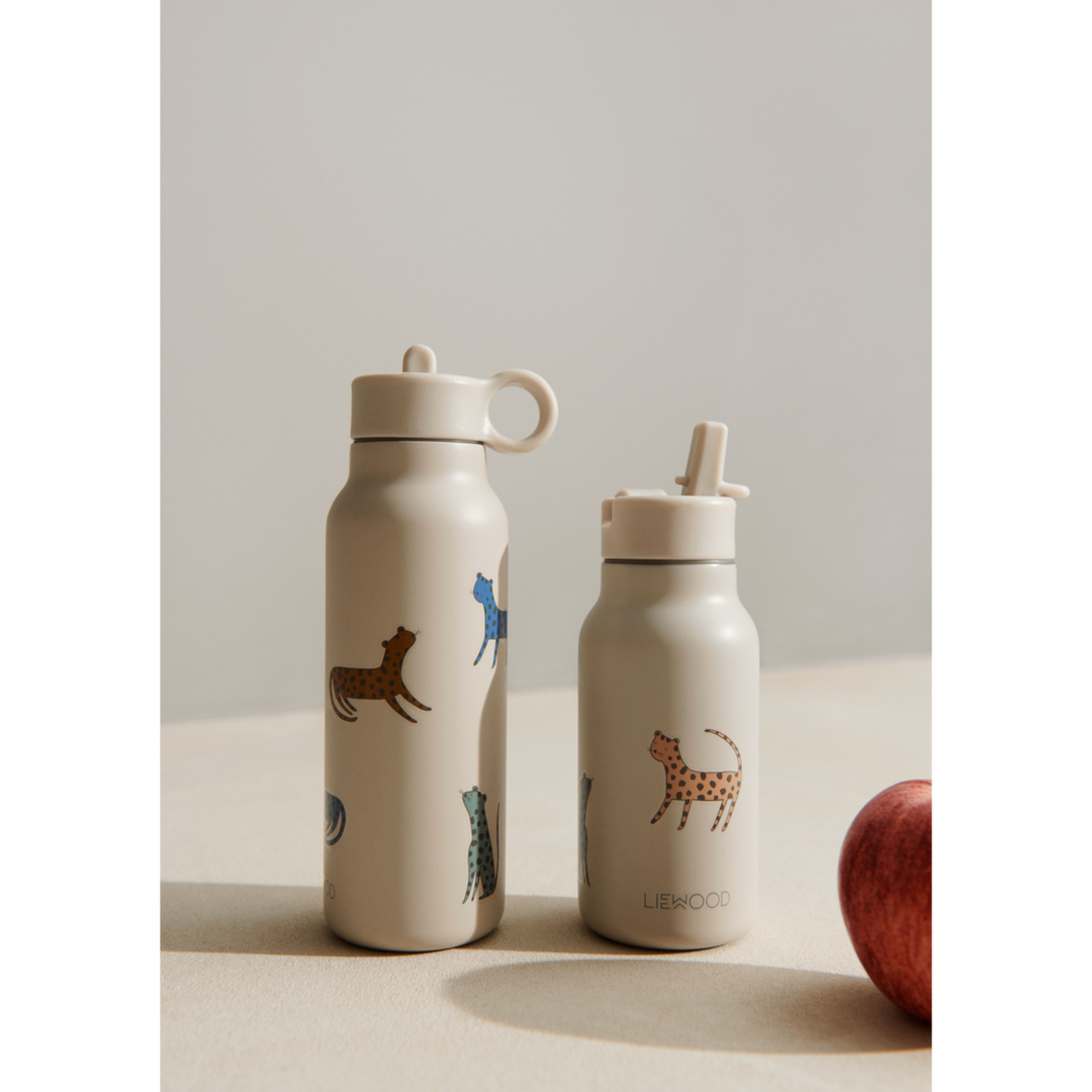 Liewood - Falk Water Bottle - Leopard Multi Mix