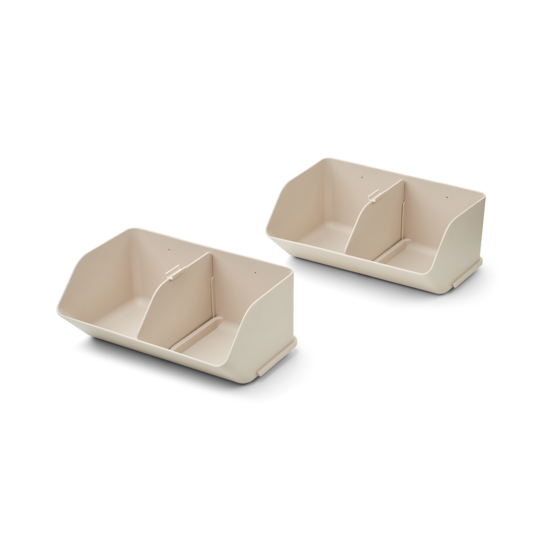 Liewood - Rosemary Desktop Organiser - Sandy (2 Pack) - Mabel & Fox