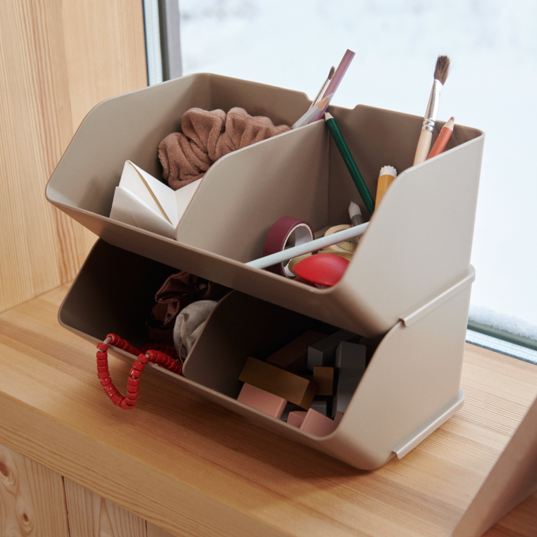 Liewood - Rosemary Desktop Organiser - Sandy (2 Pack) - Mabel & Fox