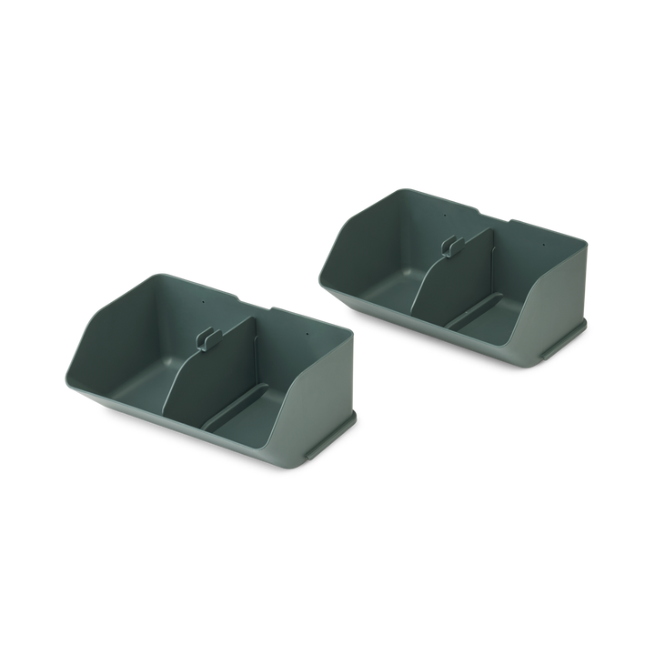 Liewood - Rosemary Desktop Organiser - Whale Blue (2 Pack) - Mabel & Fox