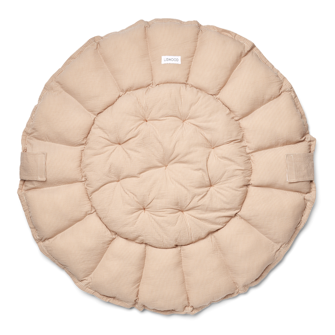 Liewood - Ola Baby Nest - Stripe Tuscany Rose / Sandy – Mabel & Fox
