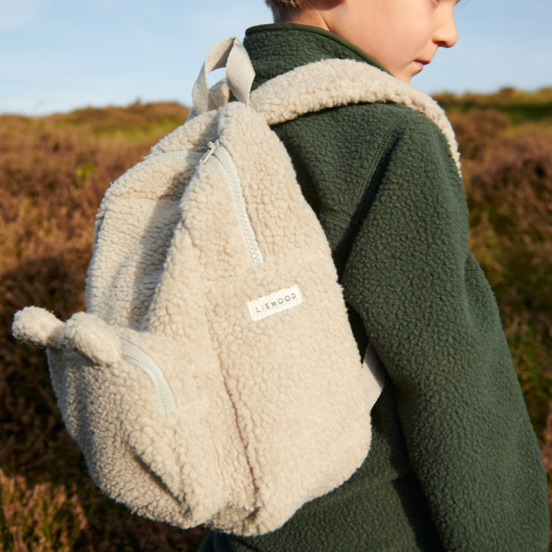 Liewood - Allan Pile Backpack with Ears - Mist