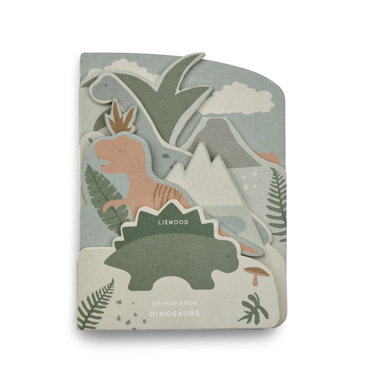 Liewood - Jade Special Shape Book - Dinosaur / Sandy