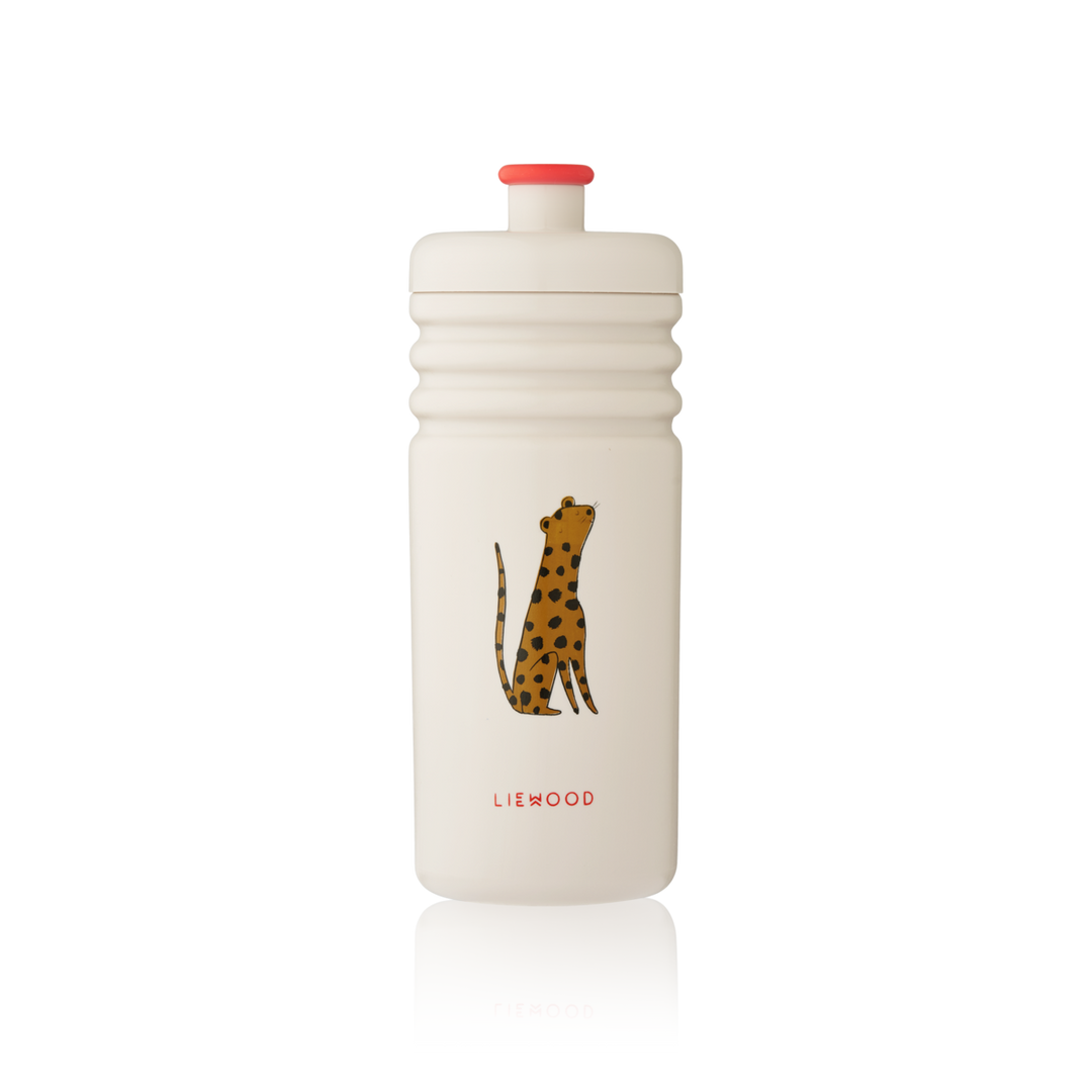 Liewood - Lionel Statement Water Bottle - Leopard / Sandy