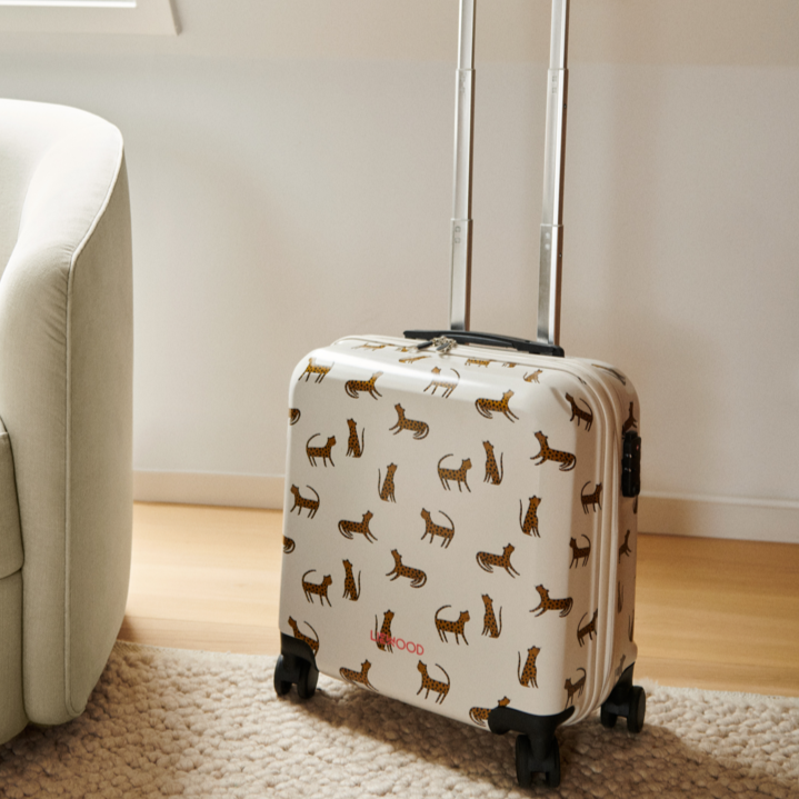 Liewood - Hollie Hardcase Suitcase - Leopard / Sandy