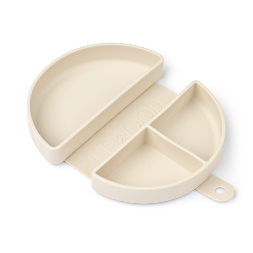 Liewood - Eugene Foldable Snack Box - Peach / Sea Shell - Mabel & Fox