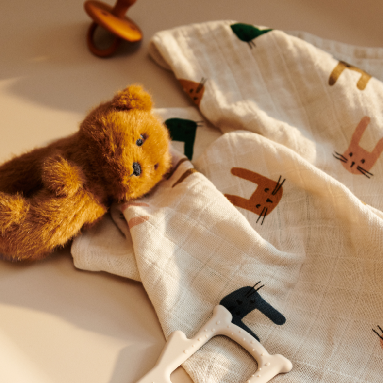 Liewood - Small Binnie Bear Teddy - Golden Caramel