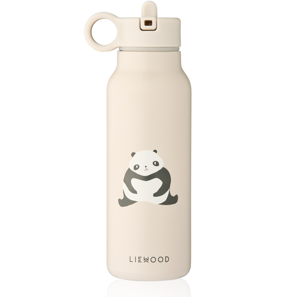 Liewood - Falk Water Bottle - Panda / Sandy - Mabel & Fox