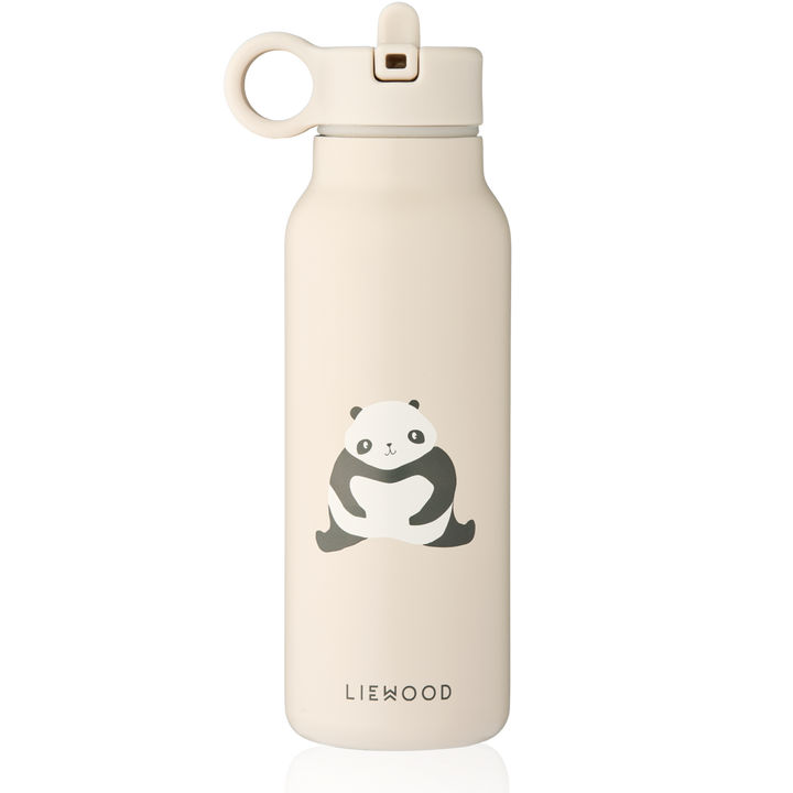 Liewood - Falk Water Bottle - Panda / Sandy - Mabel & Fox