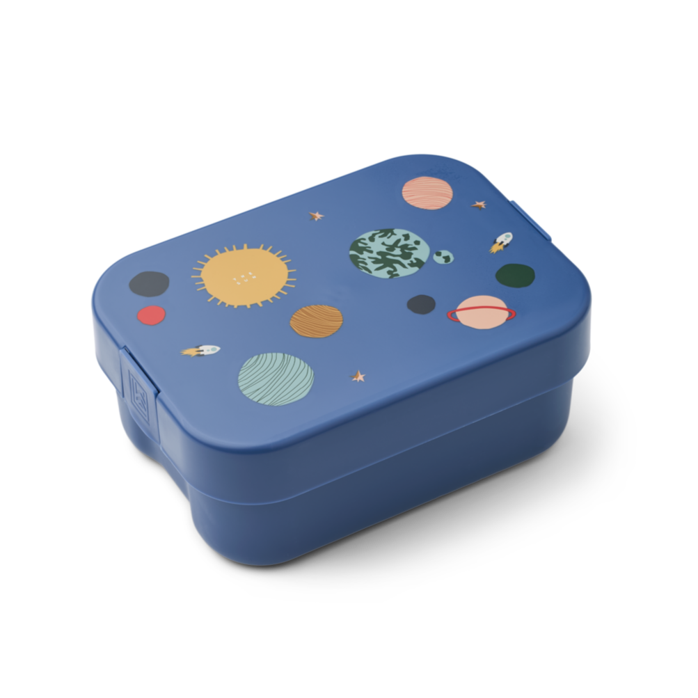 Liewood - Kamil Lunchbox - Universe / Classic Navy