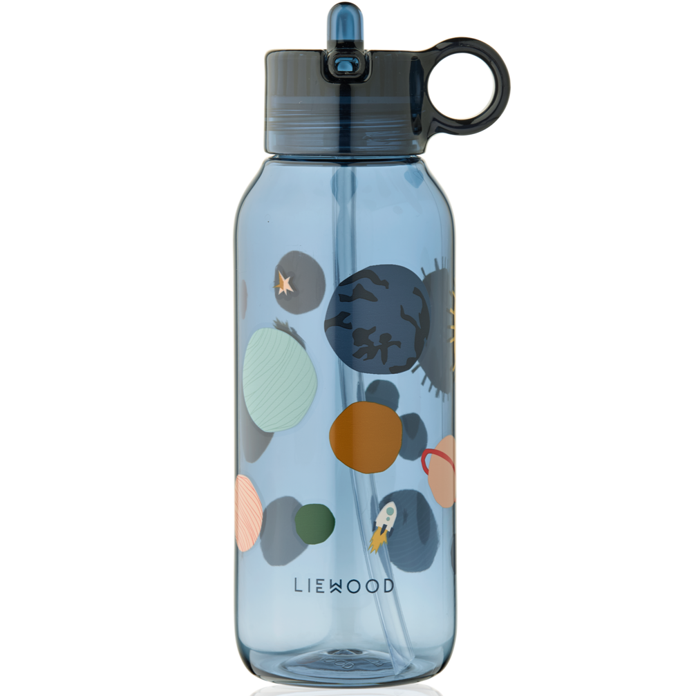 Liewood - Yang Tritan Water Bottle - Universe / Classic Navy