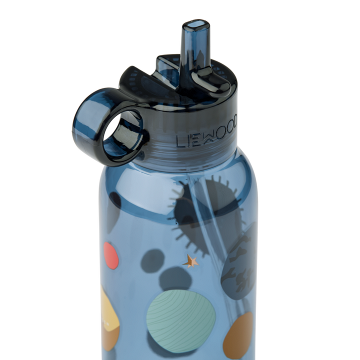 Liewood - Yang Tritan Water Bottle - Universe / Classic Navy