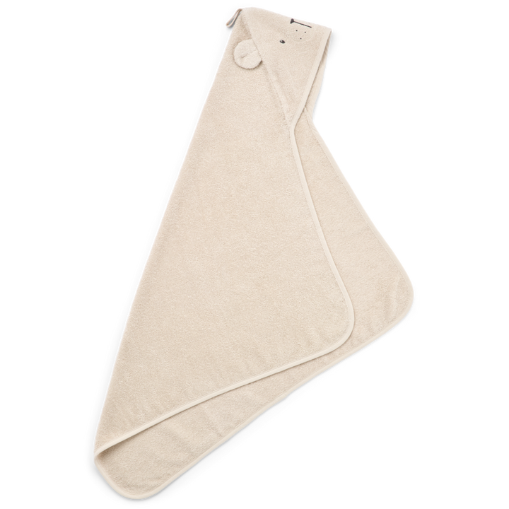 Liewood - Albert Hooded Towel - Polar Bear Sandy