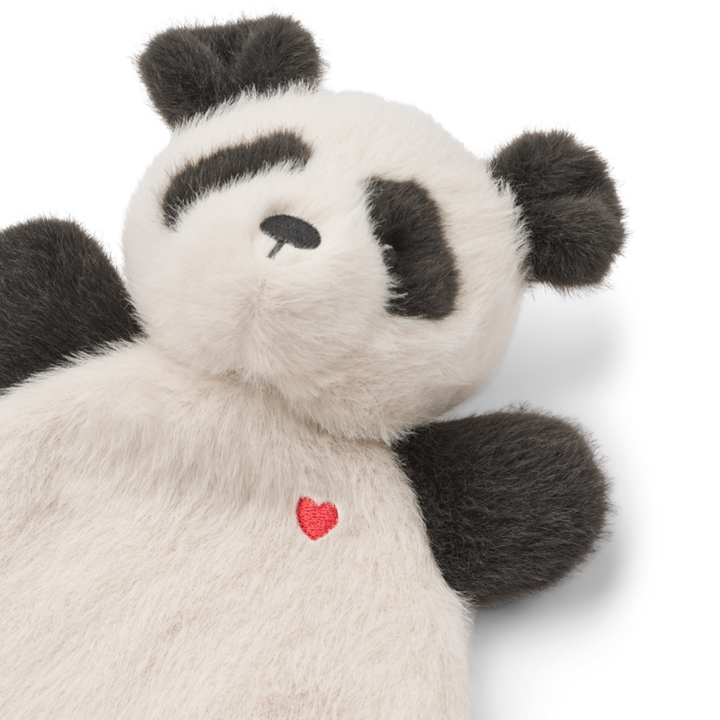 Liewood - Roy Cuddle Cloth - Panda - Sandy / Dark Grey