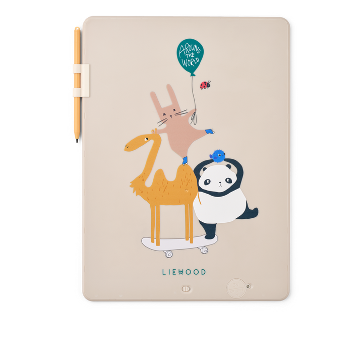 Liewood - Zora Magic LCD Drawing Board - Around The World / Sandy
