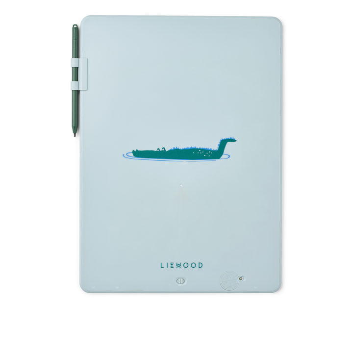 Liewood - Zora Magic LCD Drawing Board - Croco / Dove Blue