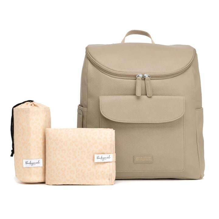 Babymel - Lennox Vegan Leather Convertible Backpack - Oat