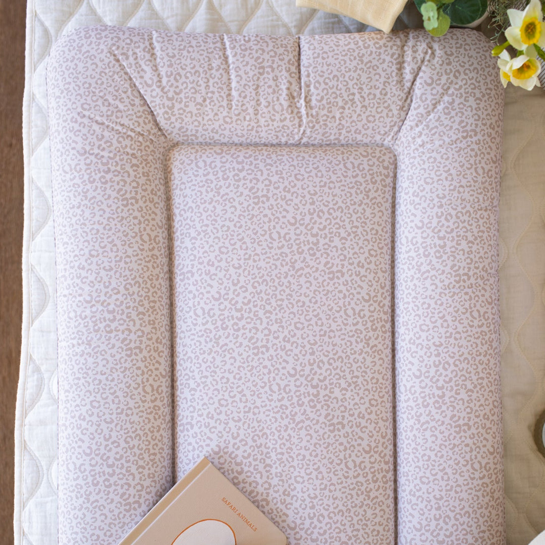 Wilby & Wonder – Cushion Baby Changing Mat - Leopard