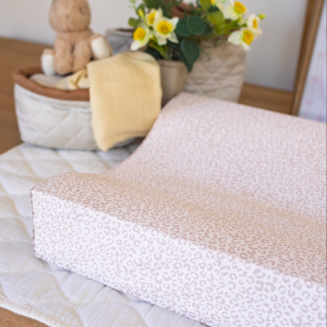 Wilby & Wonder - Wedge Baby Changing Mat - Leopard