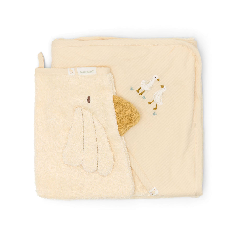 Little Dutch - Bath Gift Box - Little Goose / Natural Newborns